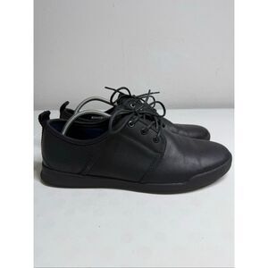 Call it Spiritual Men’s Memory Foam Vegan Leather Black Shoes Sneakers Size 9